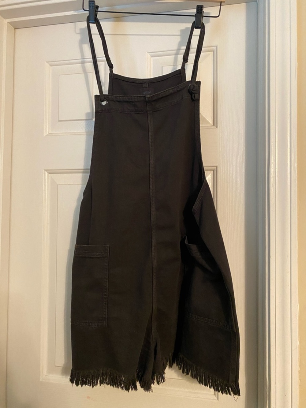 XL Aerie Charcoal Overalls Shorts
